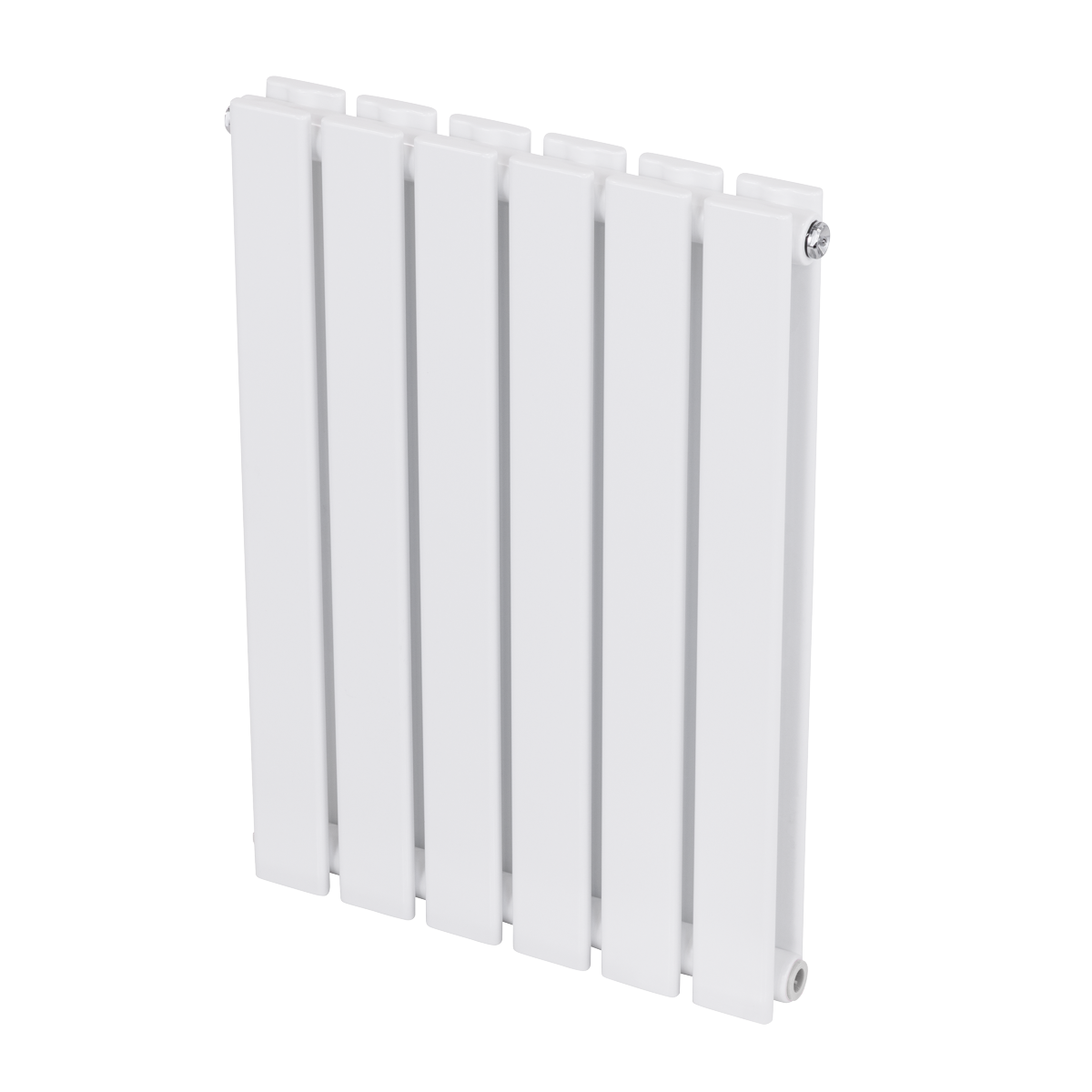Baridi Horizontal Radiator Contemporary Double Flat Panel Design 600 x 420mm – White
