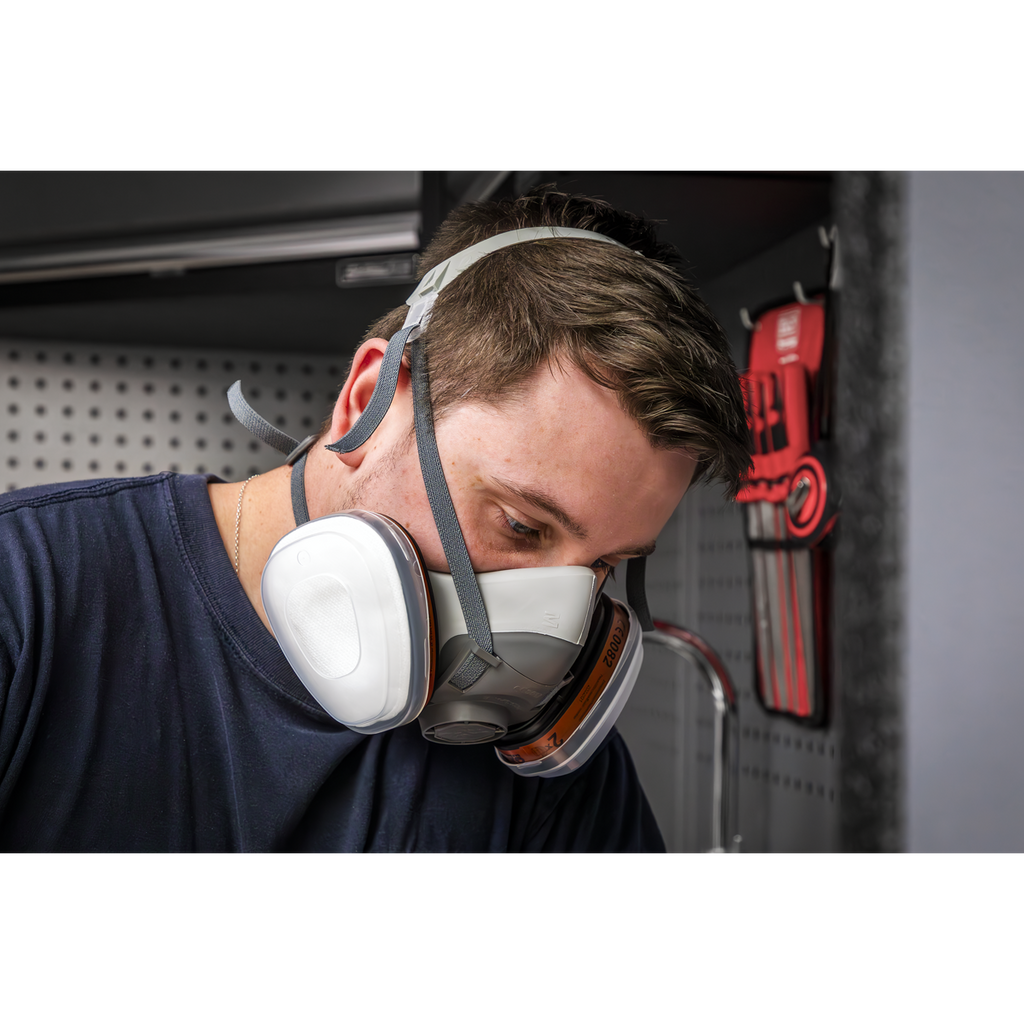 Reusable Half Mask without Filters