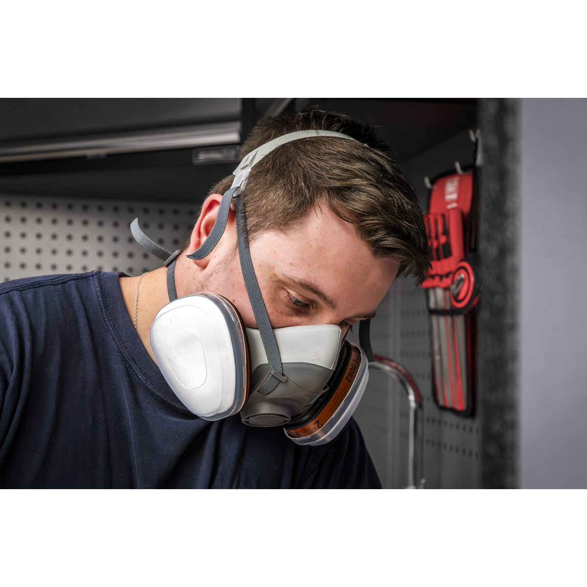 Reusable Half Mask without Filters