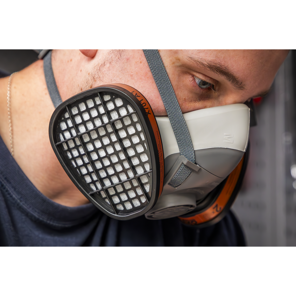 Reusable Half Mask without Filters