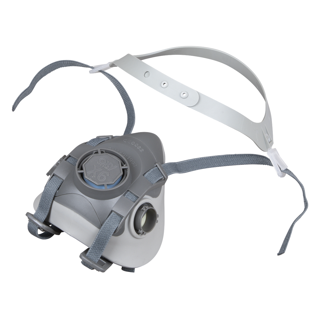 Reusable Half Mask without Filters