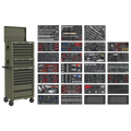 Superline PRO® Tool Chest Combination 14 Drawer with 1179pc Tool Kit Khaki (SPTKCOMBO1)