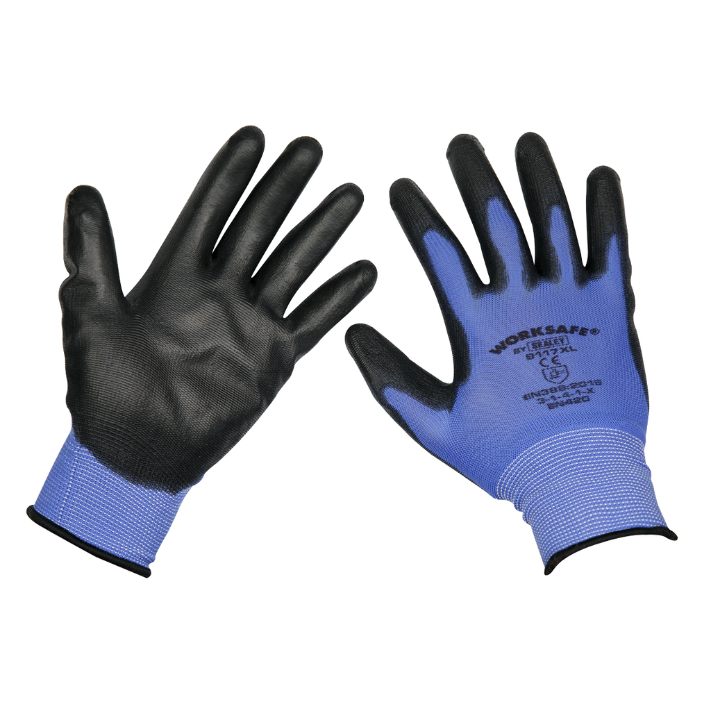 Worksafe® Lightweight Precision Grip Gloves, X-Large - Pack