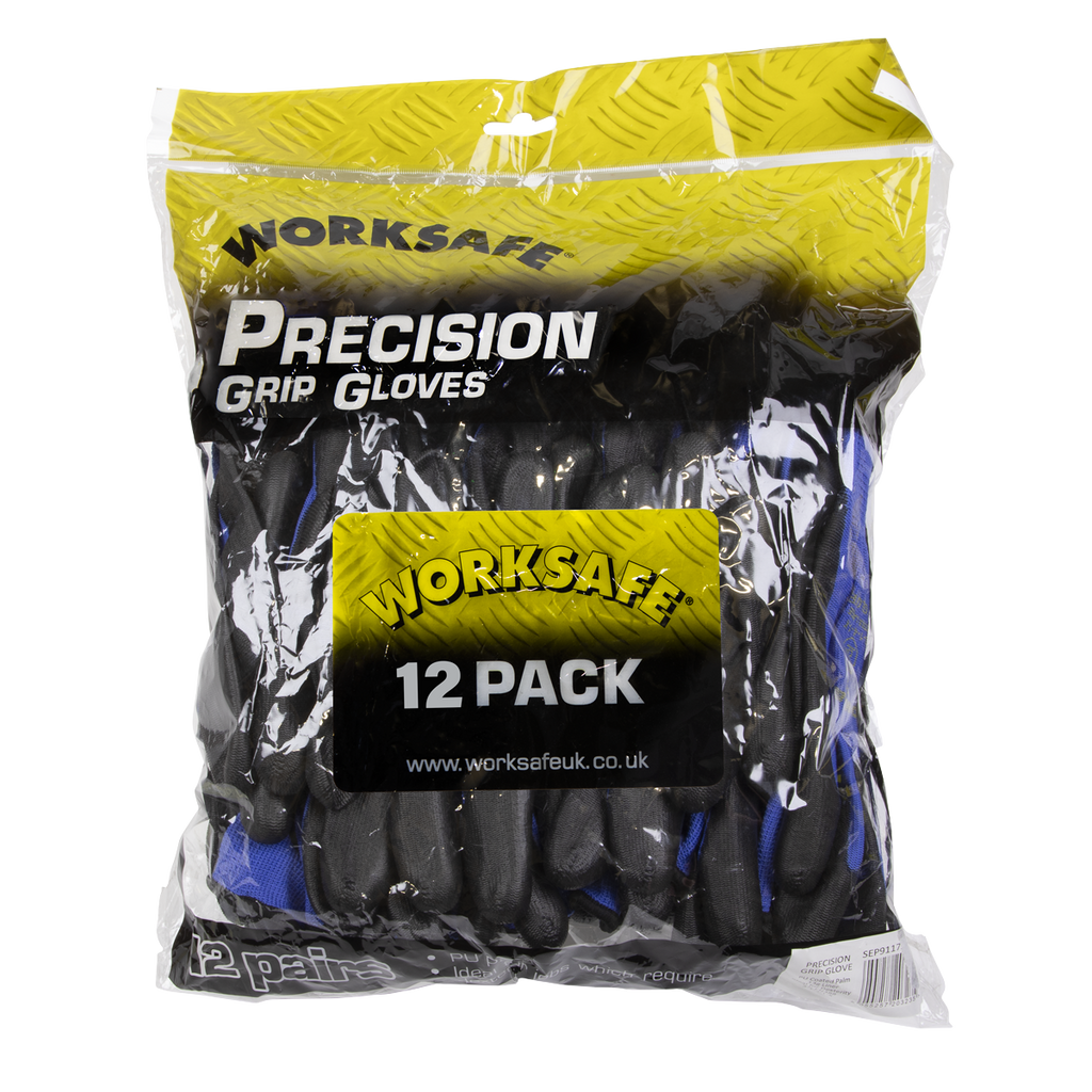 Worksafe® Lightweight Precision Grip Gloves, X-Large - Pack