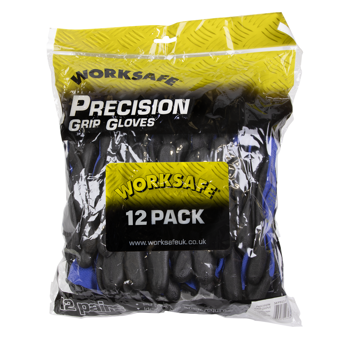 Worksafe® Lightweight Precision Grip Gloves, X-Large - Pack
