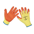 Worksafe® Super Grip Knitted Gloves with Latex Palm, Large -