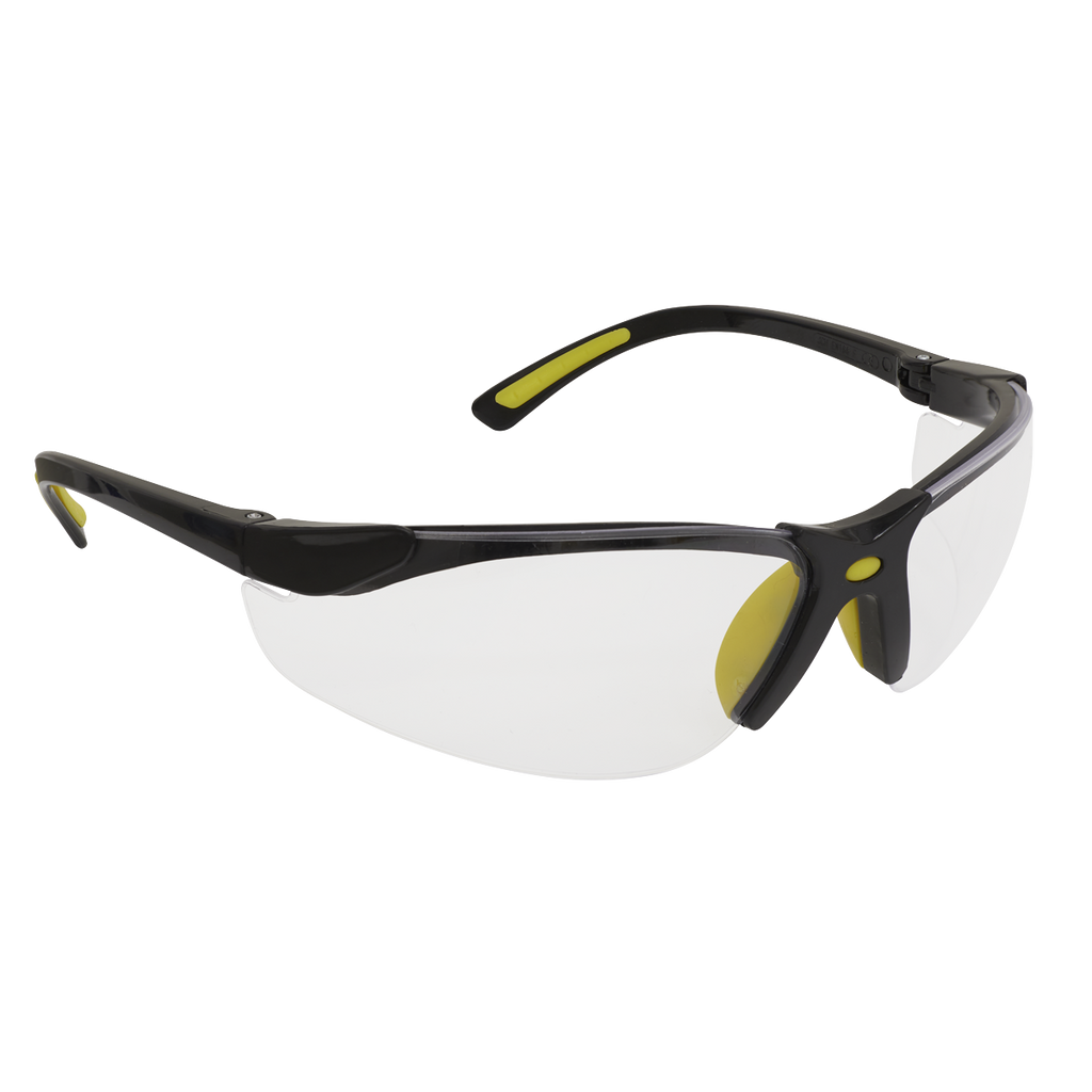 Worksafe® Zante Style Clear Safety Glasses with Flexi Arms