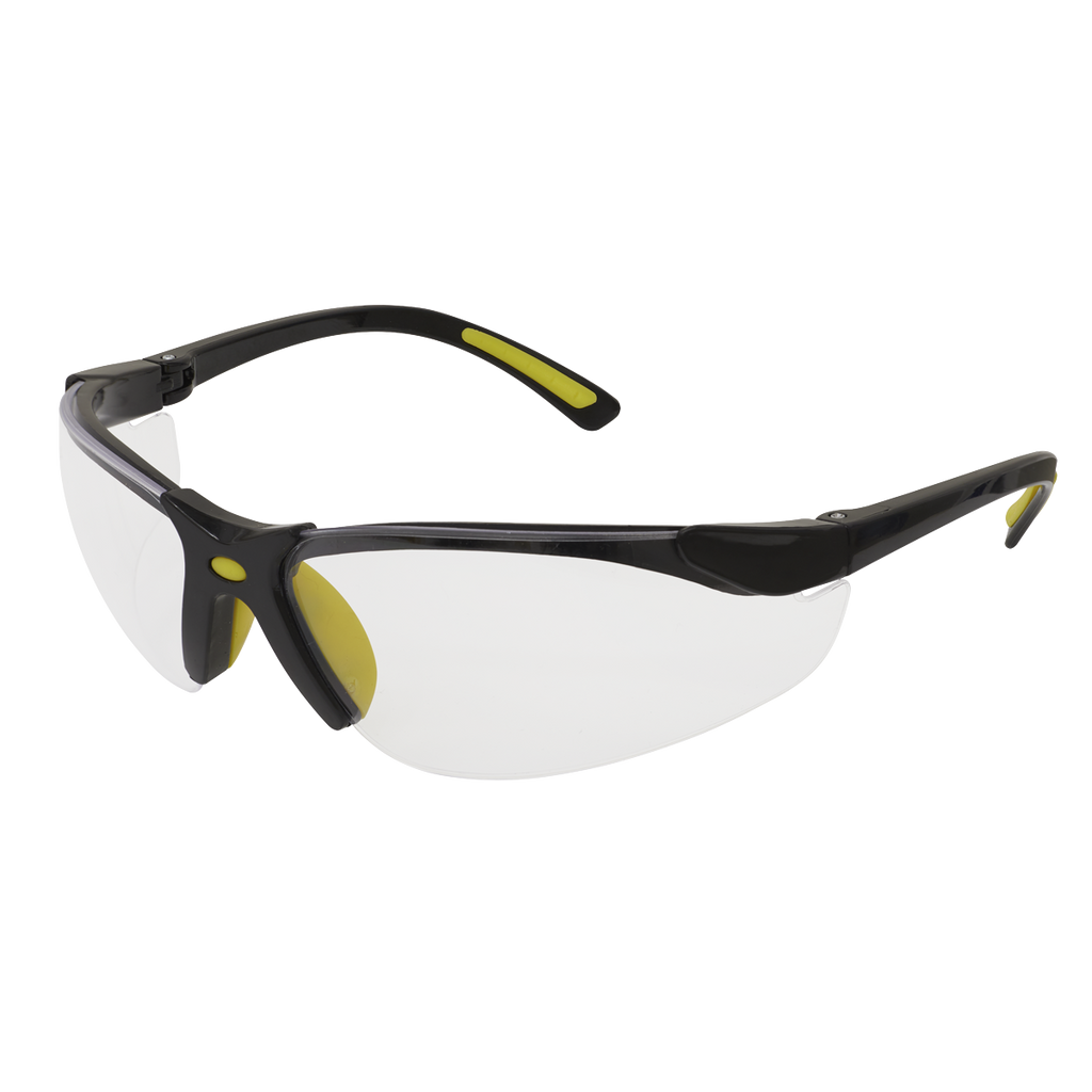 Worksafe® Zante Style Clear Safety Glasses with Flexi Arms