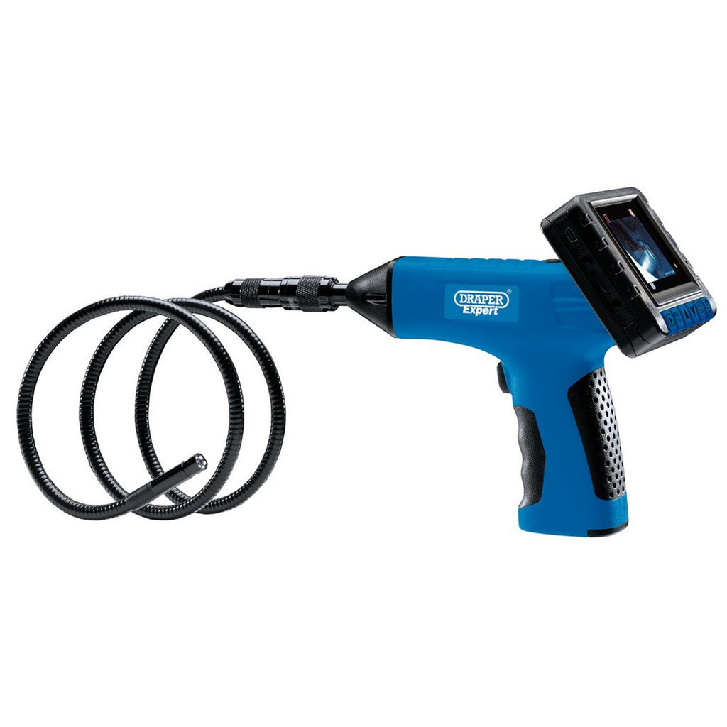 Draper 92578 Expert Rechargeable Pistol Grip Video Borescope, 5.5mm Camera (Ex-Display)