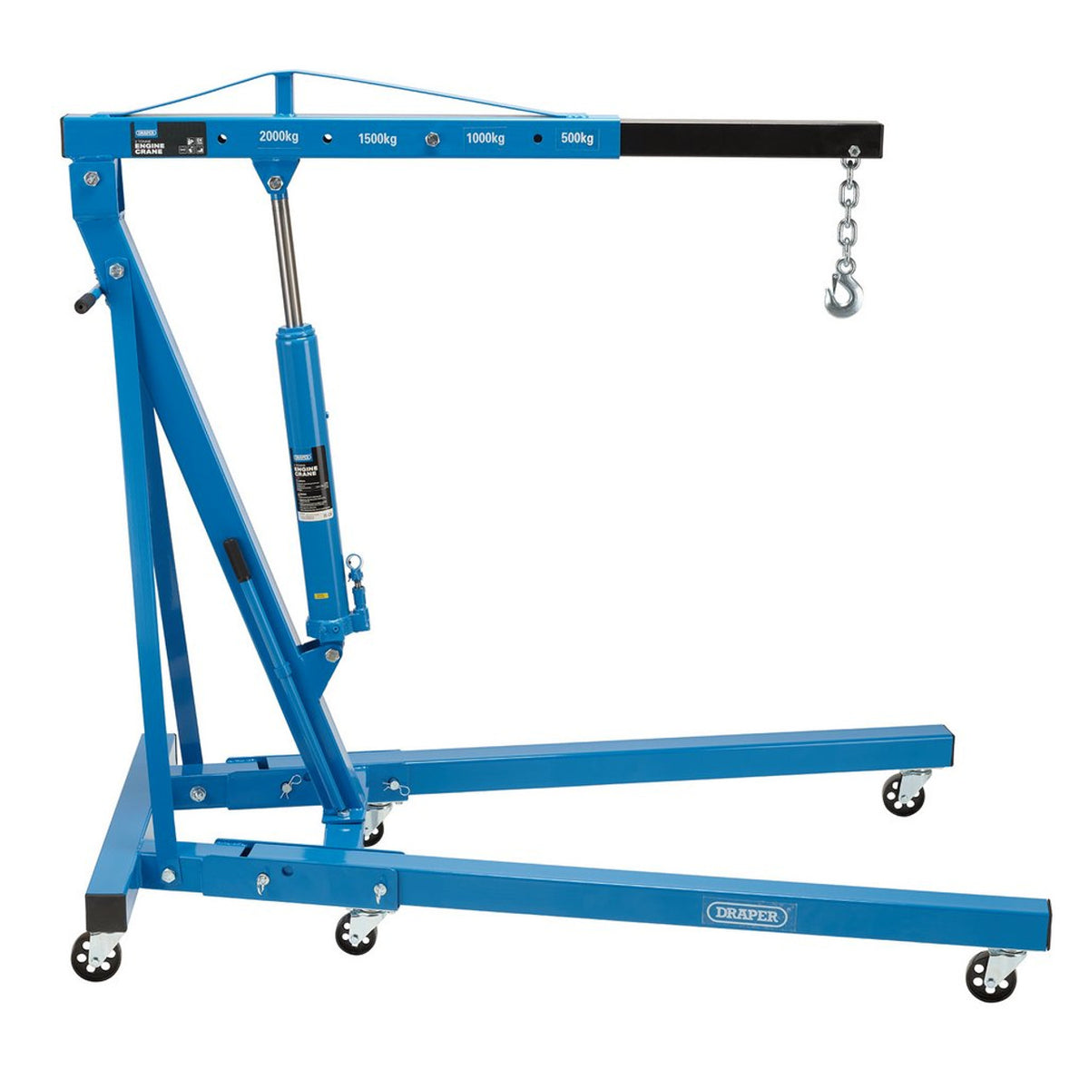 Draper Folding Engine Crane, 2 Tonne (93510)