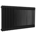 Baridi Horizontal Traditional 2 Column Radiator 600 x 1147mm – Black