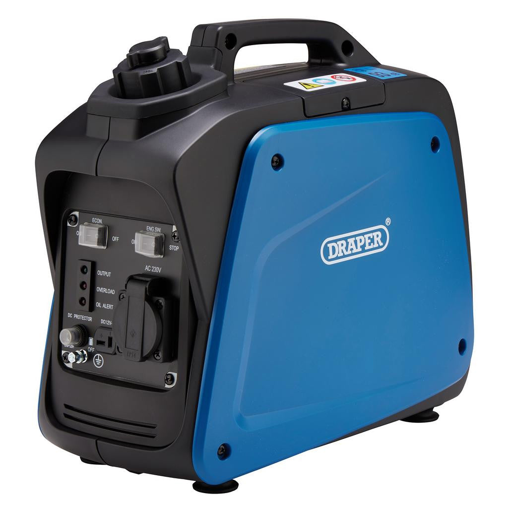 Draper Petrol Inverter Generator, 700W (95176) (Ex-Display)