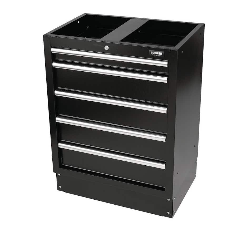 Draper BUNKER® Modular Floor Cabinet 680mm, 5 Drawer (31387)