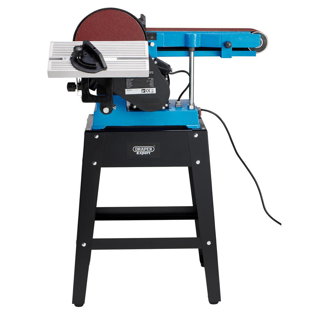 Draper Expert Belt & Disc Sander with Tool Stand, 150mm, 750W (98423) (Ex-Display)