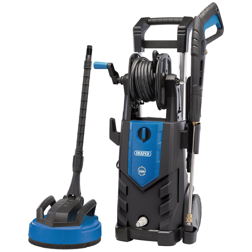 Draper Pressure Washer with Total Stop, 165bar, 2100W (98678) (Ex-Display)