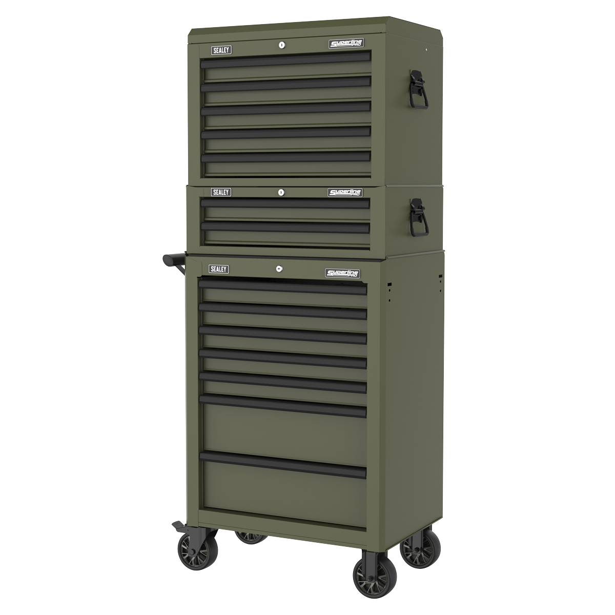 Superline PRO® Heavy-Duty Topchest 5 Drawer - Khaki