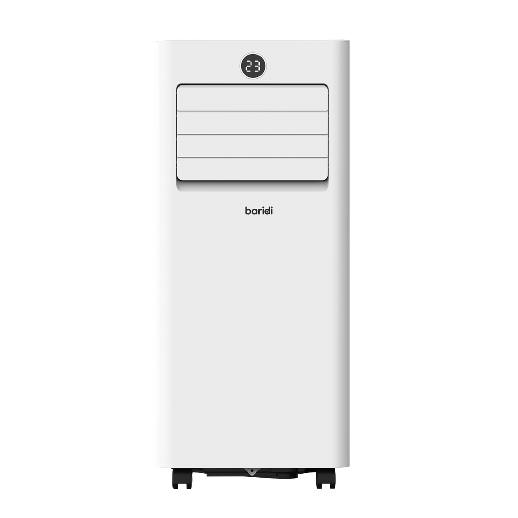 Baridi 5-in-1 Portable Air Conditioner/Dehumidifier/Air Cooler with Window Sealing Kit 7,000Btu/hr - White