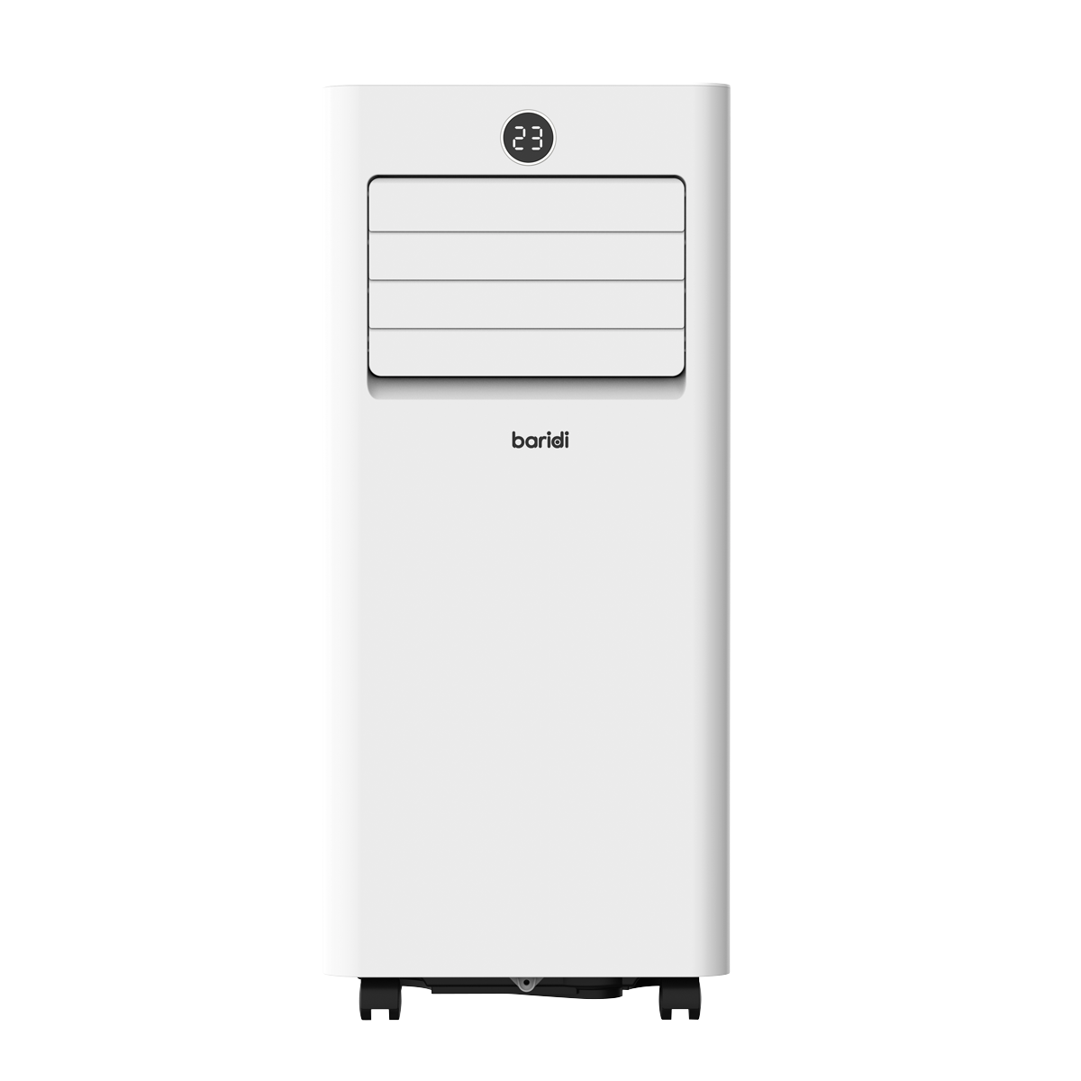 Baridi 5-in-1 Portable Air Conditioner/Dehumidifier/Air Cooler with Window Sealing Kit 7,000Btu/hr - White