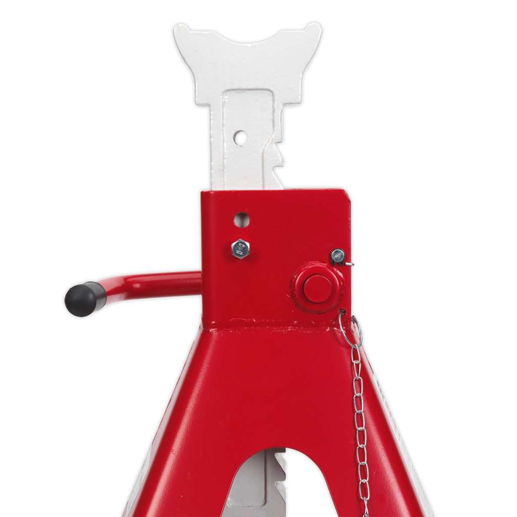 Sealey AAS10000 Auto Rise Ratchet Axle Stands (Pair), 10 Tonne Capacity