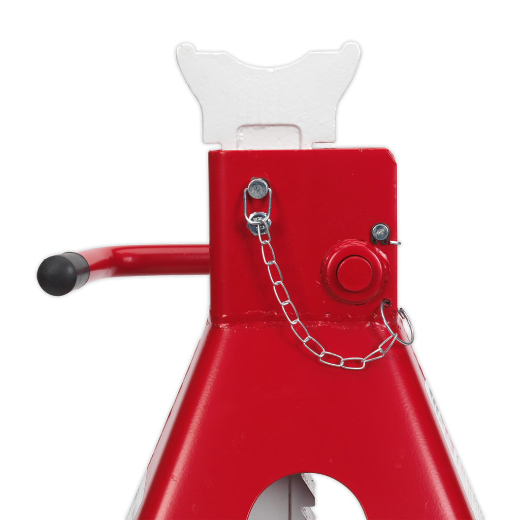 Sealey AAS10000 Auto Rise Ratchet Axle Stands (Pair), 10 Tonne Capacity
