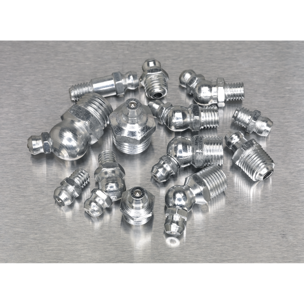 Metric/BSP/UNF Grease Nipple Assortment 130pc