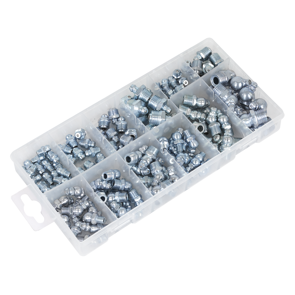 Metric/BSP/UNF Grease Nipple Assortment 130pc