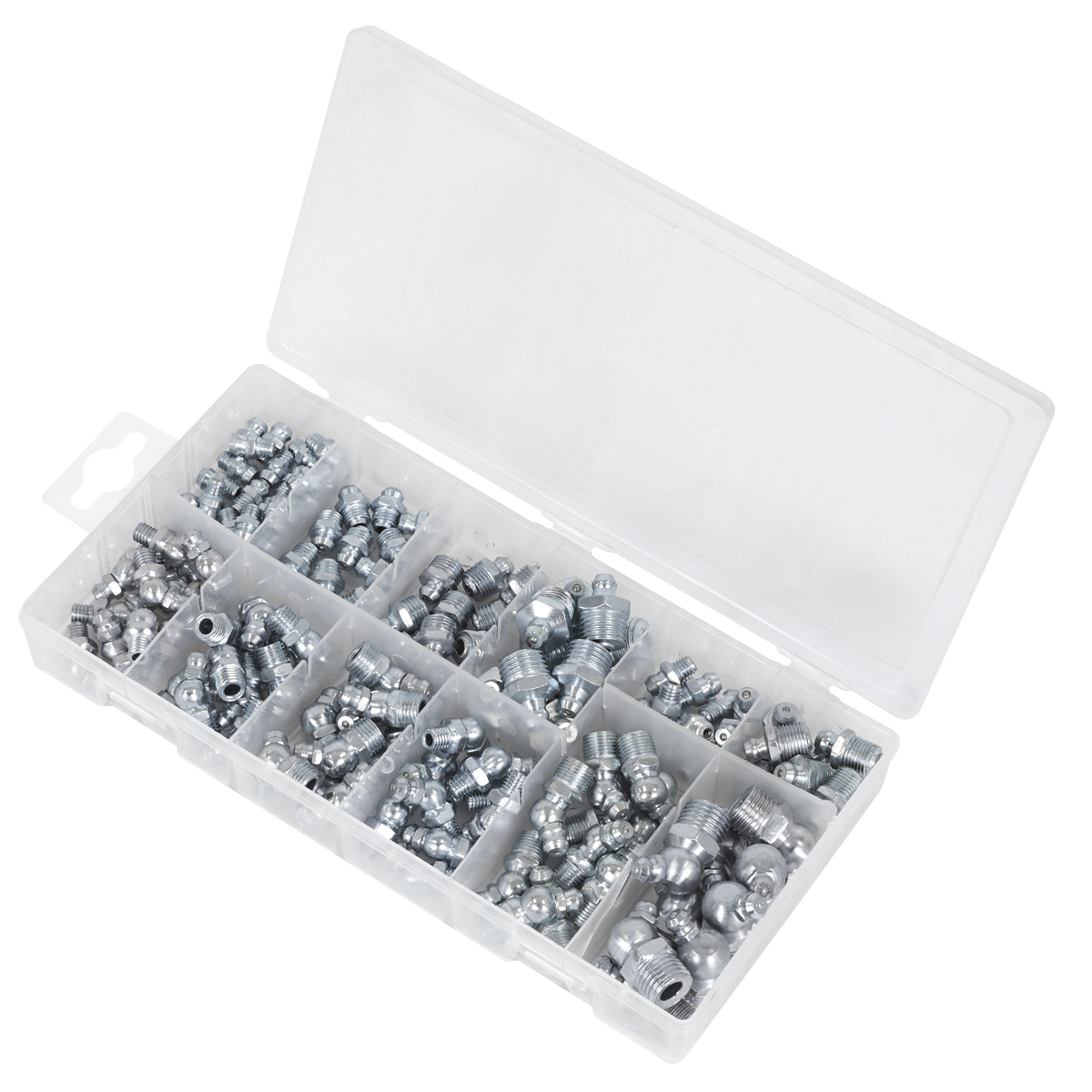 Metric/BSP/UNF Grease Nipple Assortment 130pc