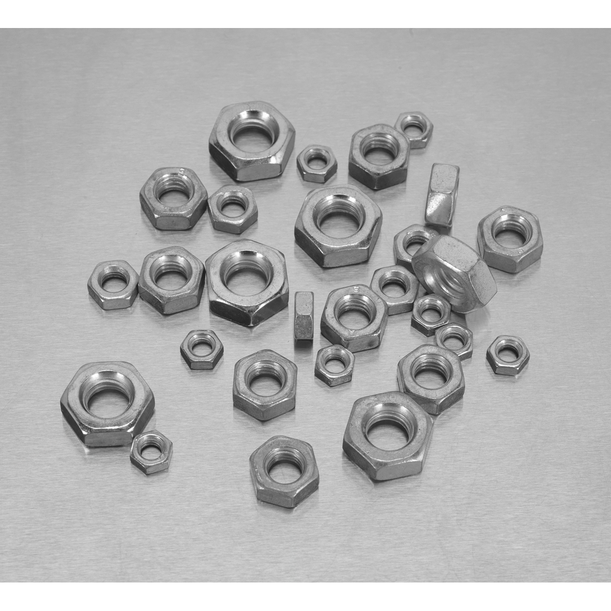 Steel Nut Assortment M5-M10 370pc