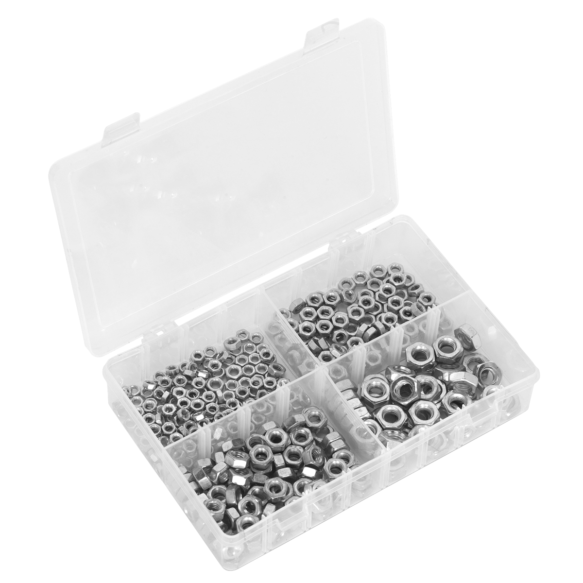 Steel Nut Assortment M5-M10 370pc