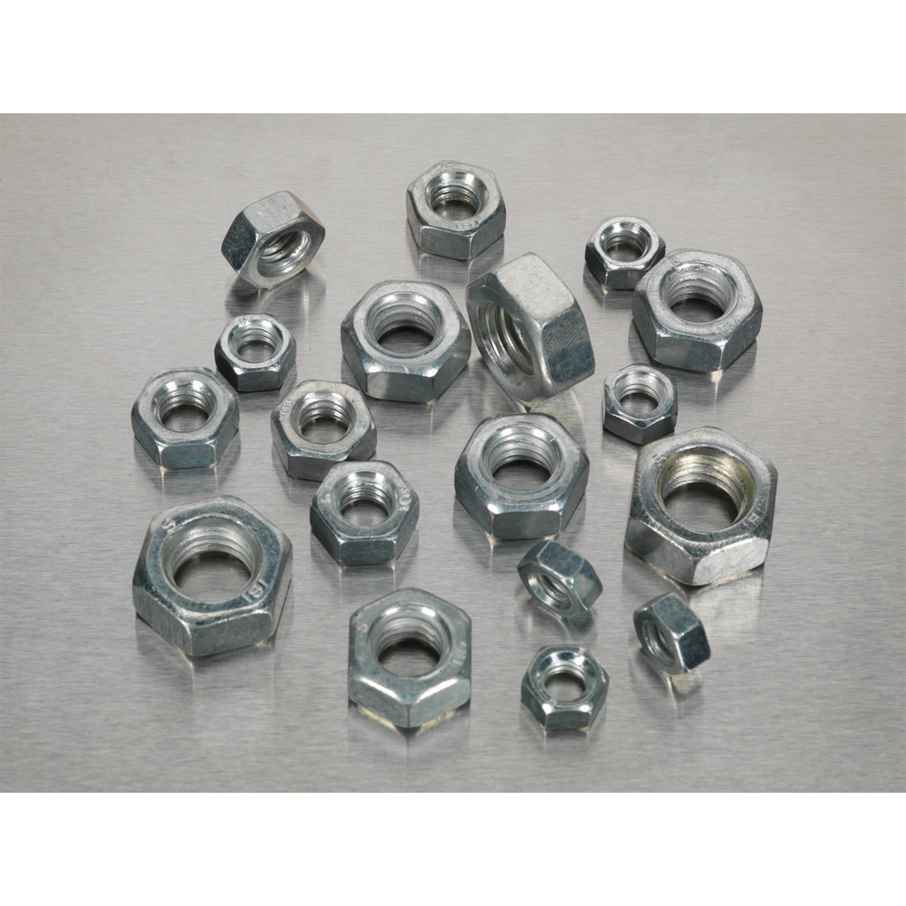 Steel Nut Assortment DIN 934 - 1/4"-1/2"UNF 320pc