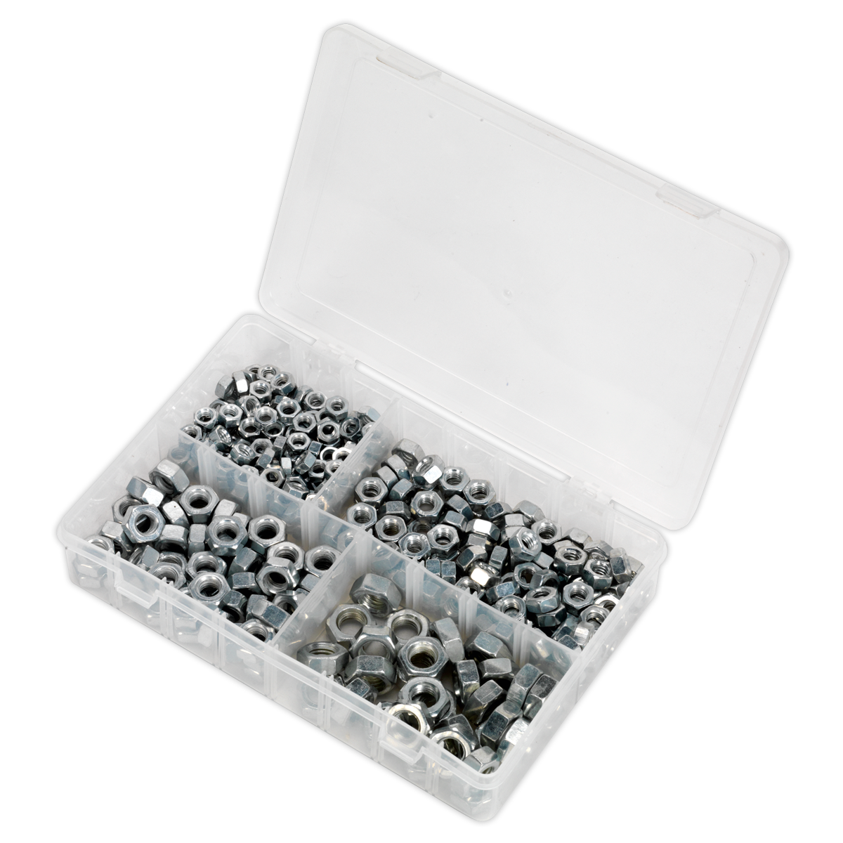 Steel Nut Assortment DIN 934 - 1/4"-1/2"UNF 320pc