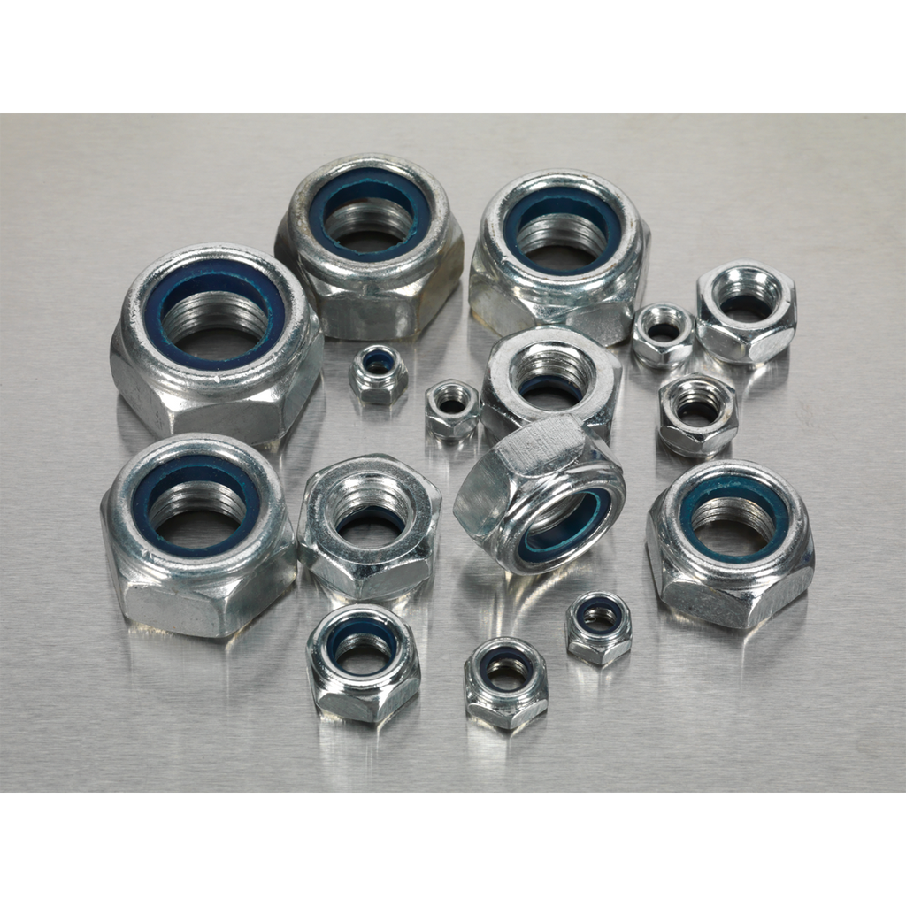 Nylon Locknut Assortment M4-M16 255pc