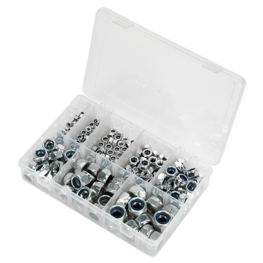 Nylon Locknut Assortment M4-M16 255pc