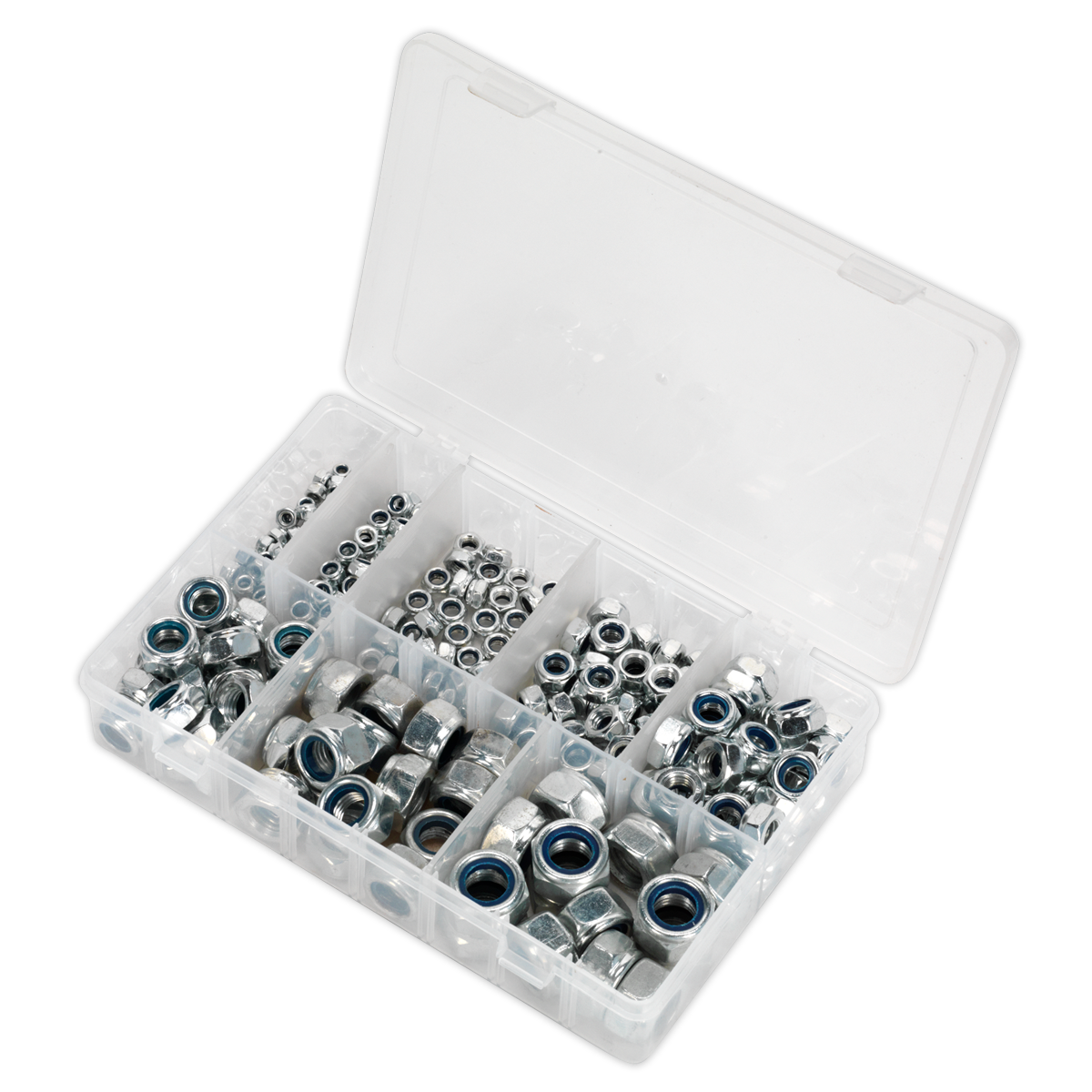 Nylon Locknut Assortment M4-M16 255pc
