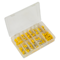 Crimp Terminal Assortment 140pc - Yellow