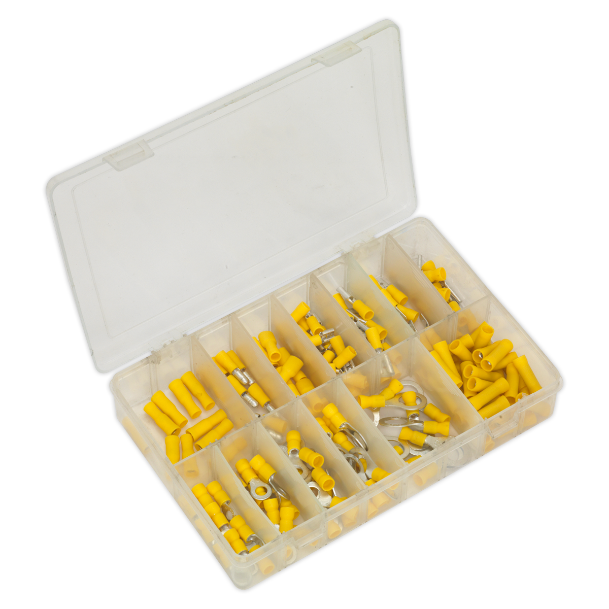 Crimp Terminal Assortment 140pc - Yellow