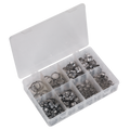 Stainless Steel O-Clip Single Ear Assortment 160pc