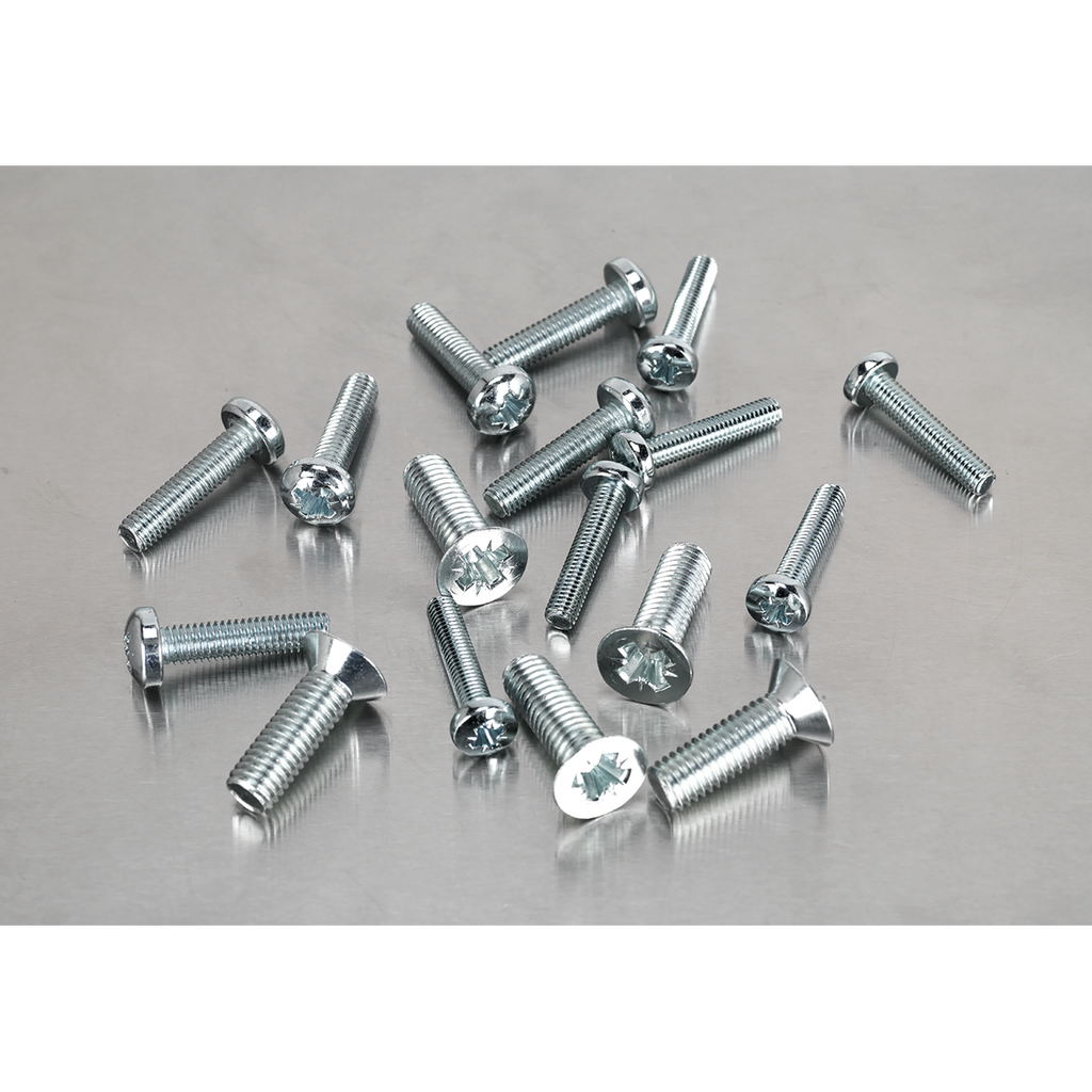 Countersunk & Pan Head Pozi Machine Screw Assortment M5-M8 2