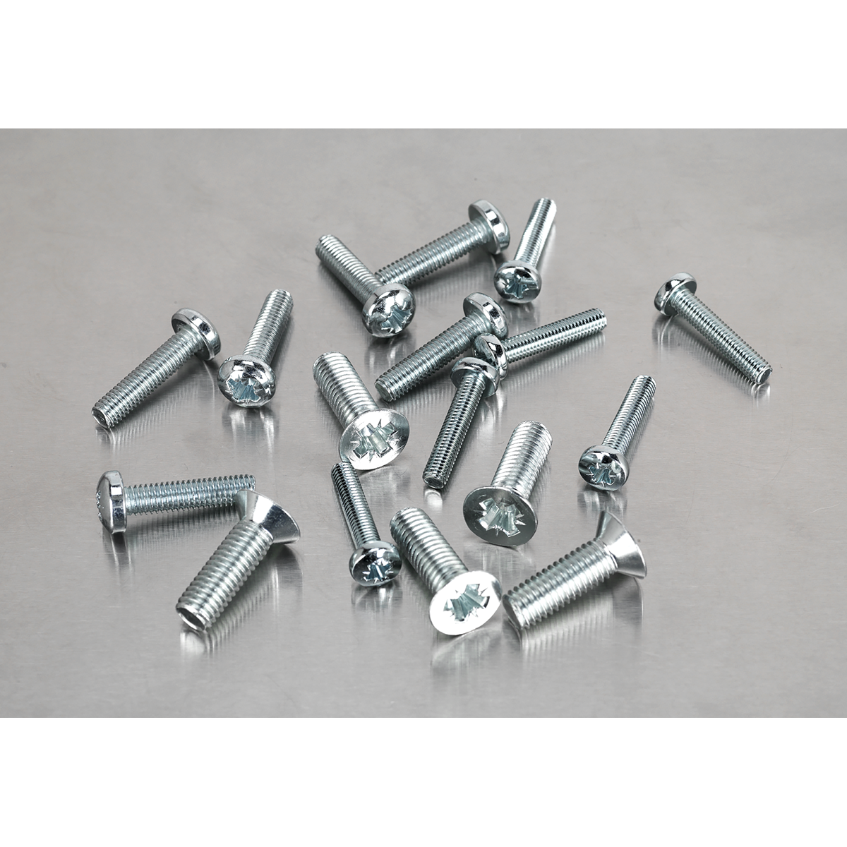 Countersunk & Pan Head Pozi Machine Screw Assortment M5-M8 2