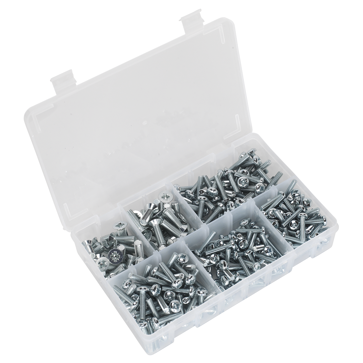 Countersunk & Pan Head Pozi Machine Screw Assortment M5-M8 2