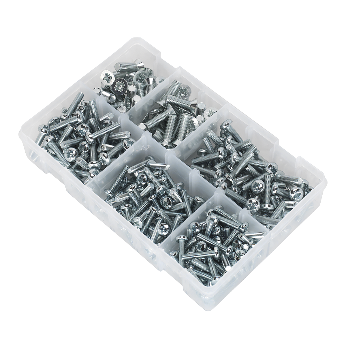 Countersunk & Pan Head Pozi Machine Screw Assortment M5-M8 2