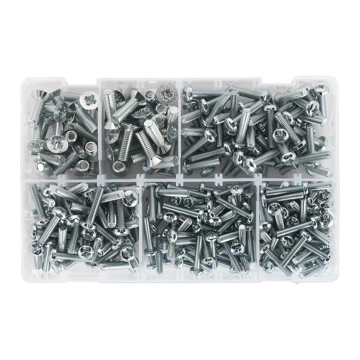 Countersunk & Pan Head Pozi Machine Screw Assortment M5-M8 2