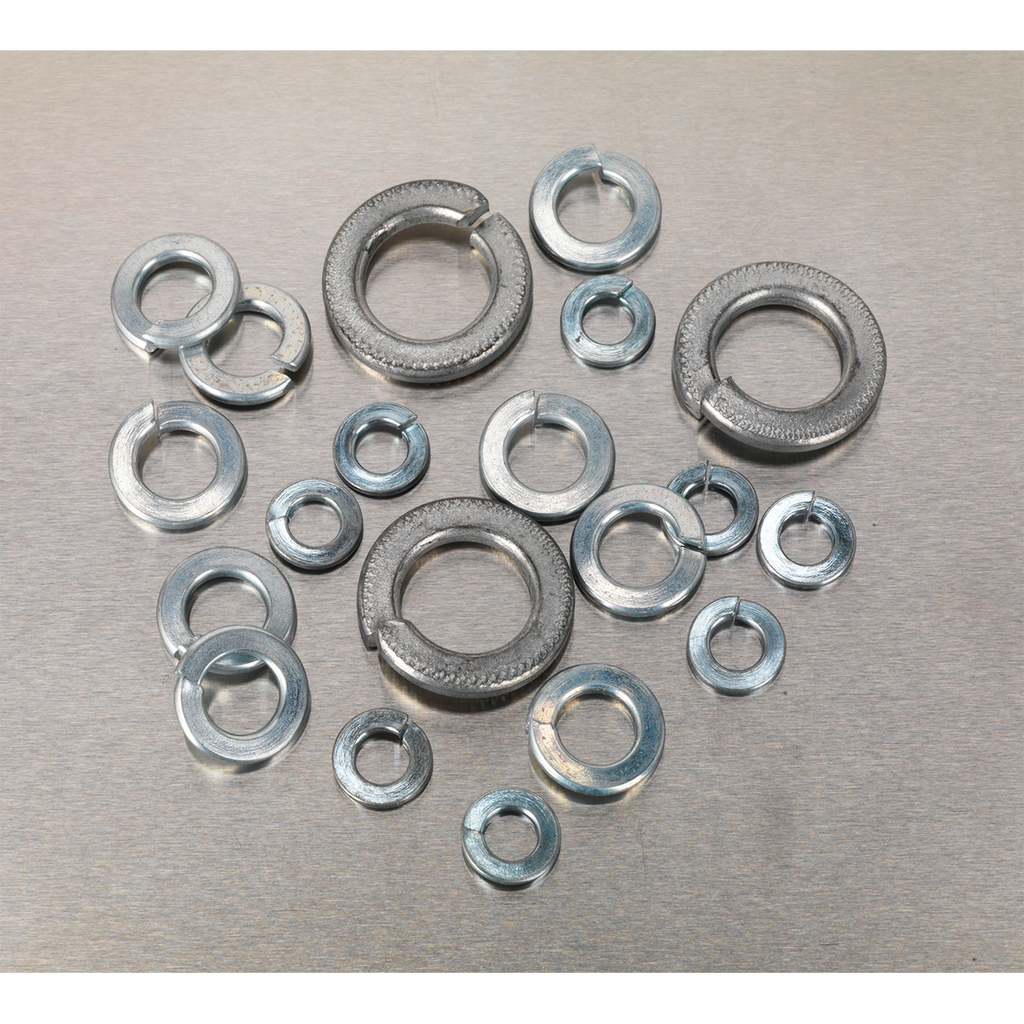Zinc Plated Spring Washer Assortment M6-M16 1010pc - DIN 127