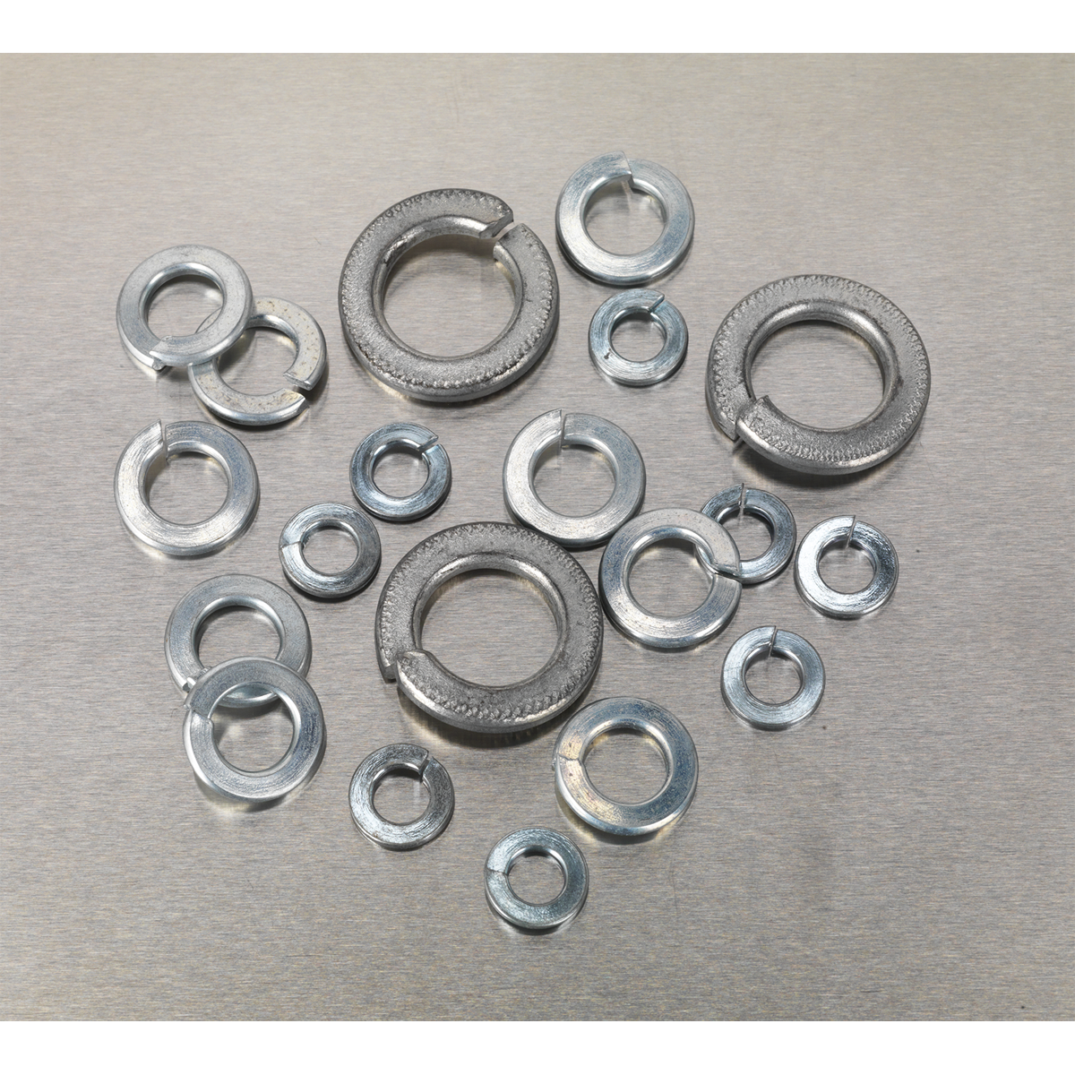 Zinc Plated Spring Washer Assortment M6-M16 1010pc - DIN 127