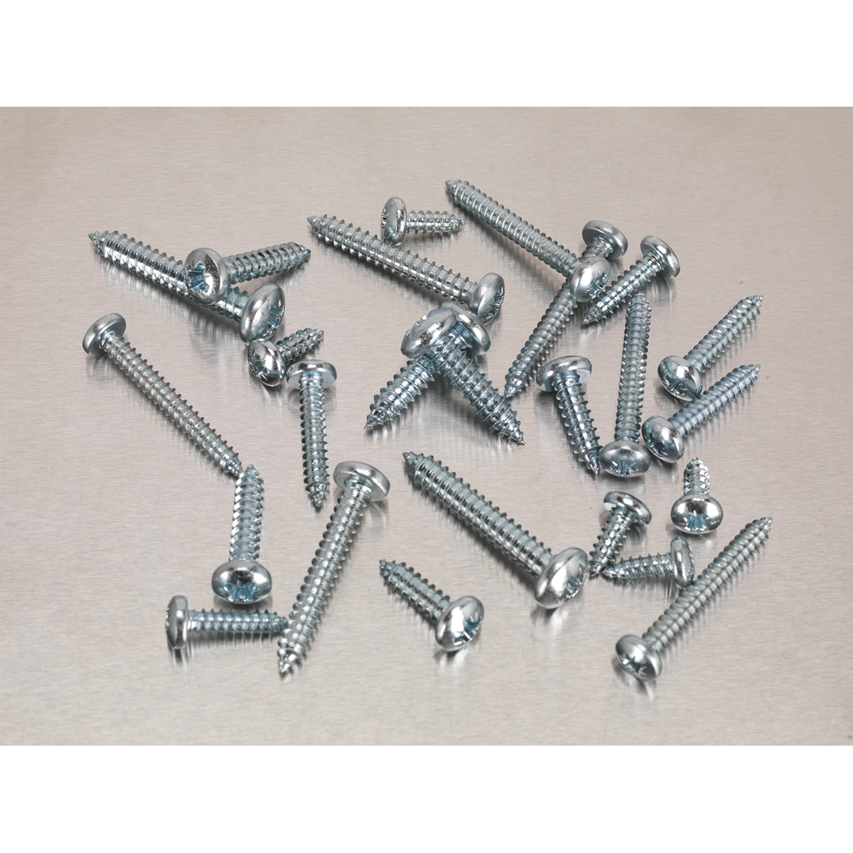 Zinc Plated Self-Tapping Pan Head Pozi Screw Assortment 305pc - DIN 798CZ