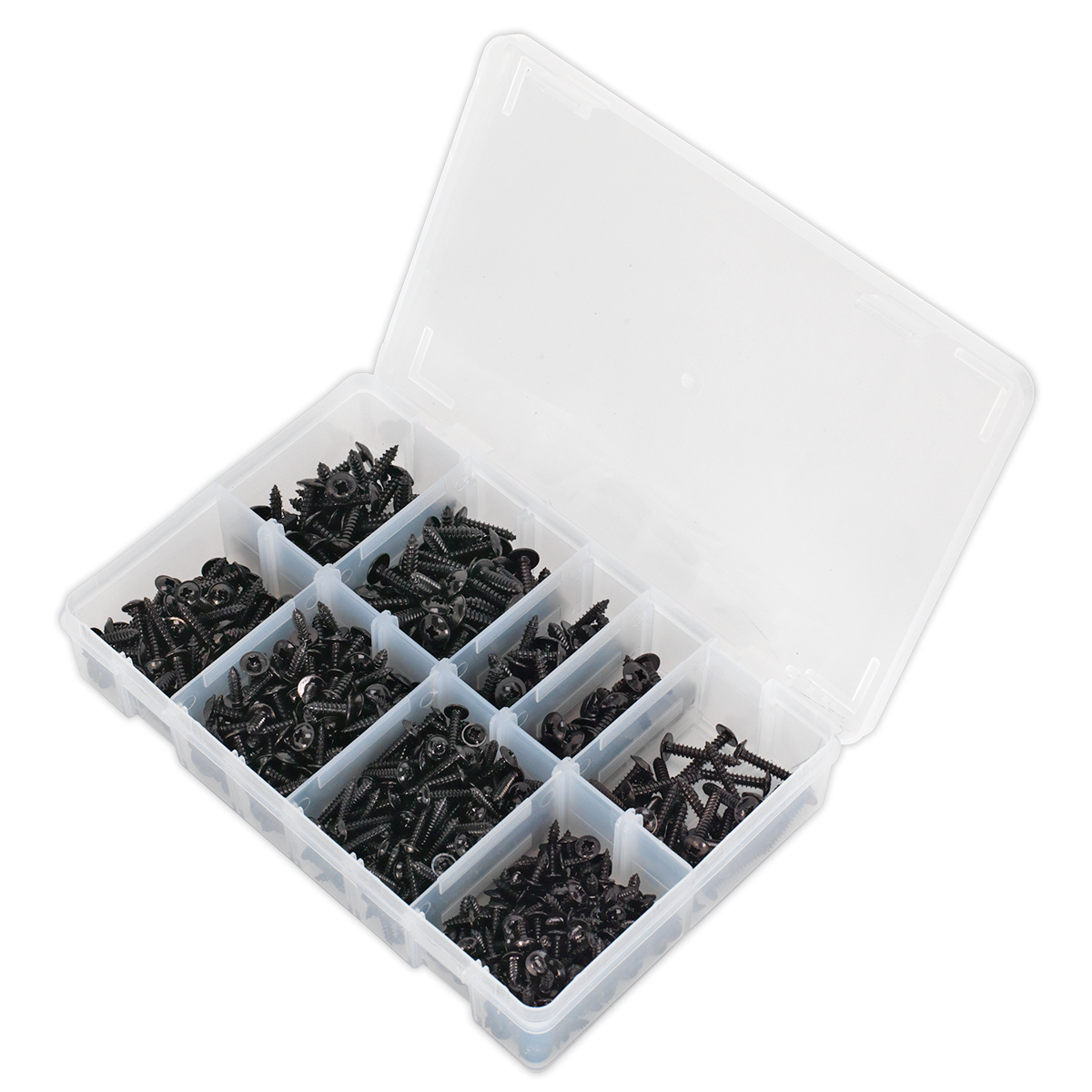 Self-Tapping Flanged Head Screw Assortment 700pc