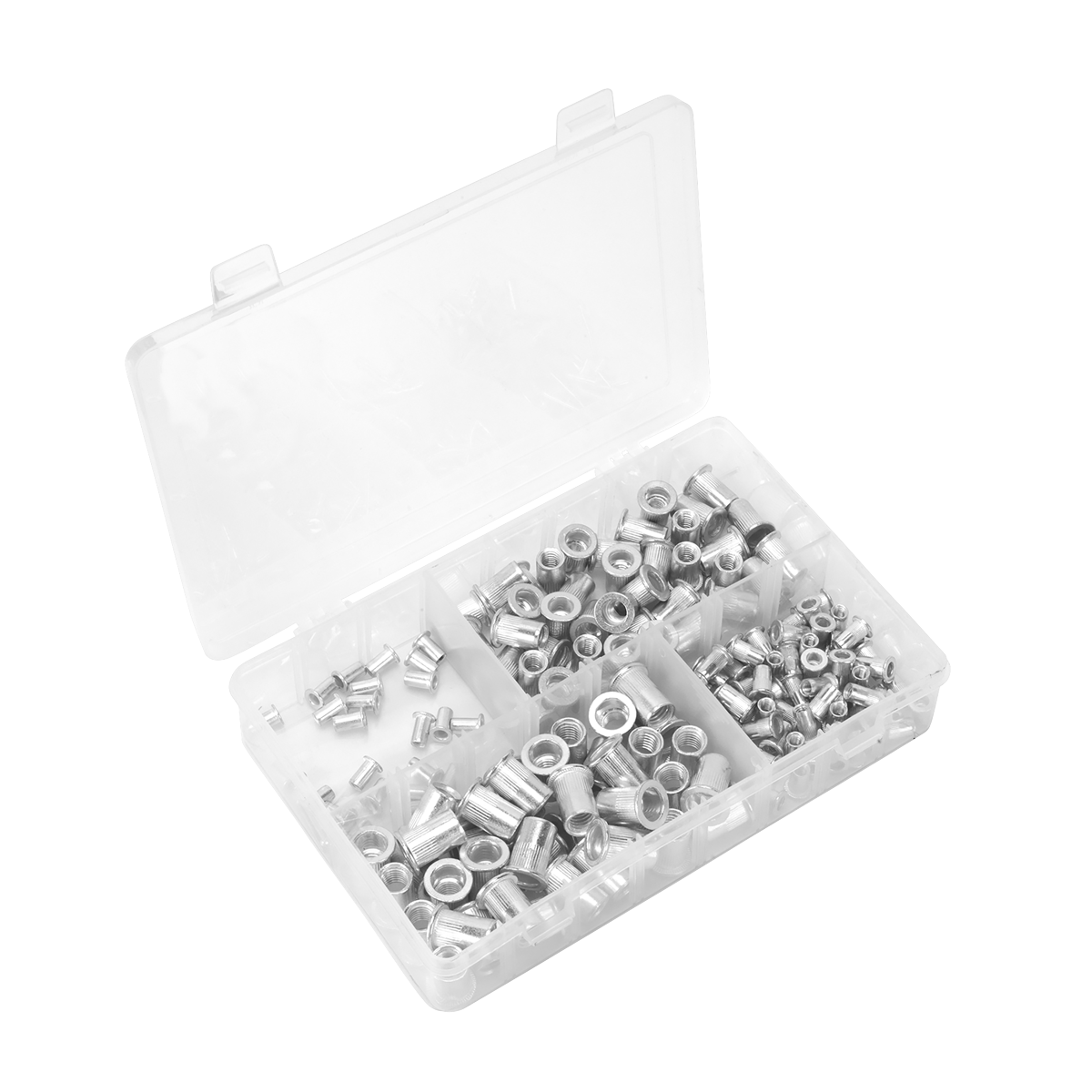 Threaded Insert (Rivet Nut) Splined Assortment M4-M8 200pc