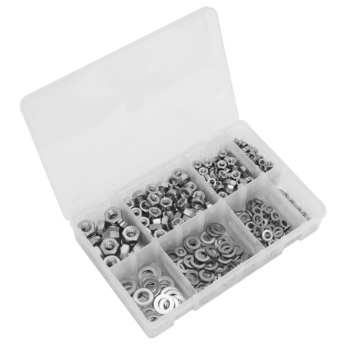 Stainless Steel Nut and Washer Assortment M5-M10 500pc