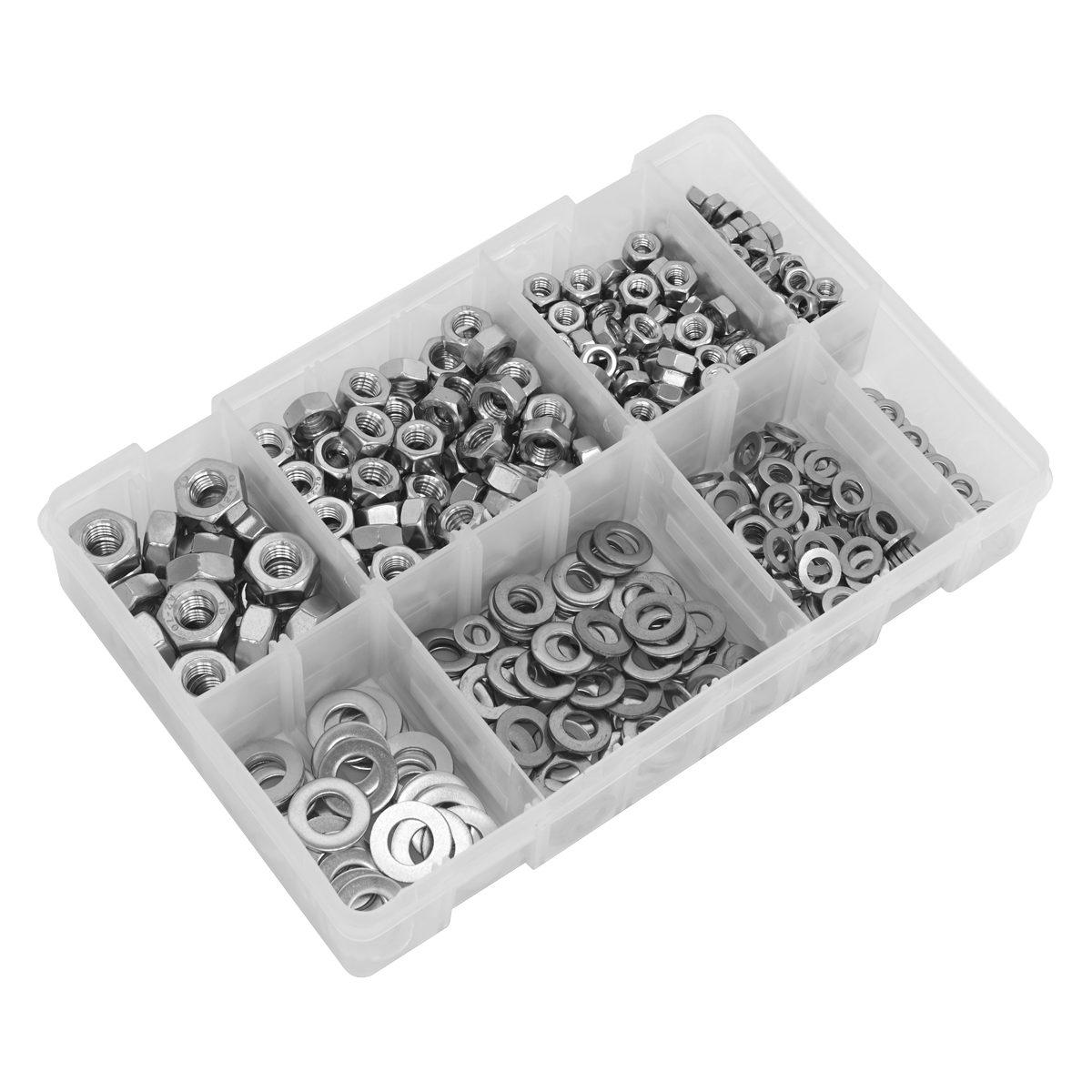 Stainless Steel Nut and Washer Assortment M5-M10 500pc