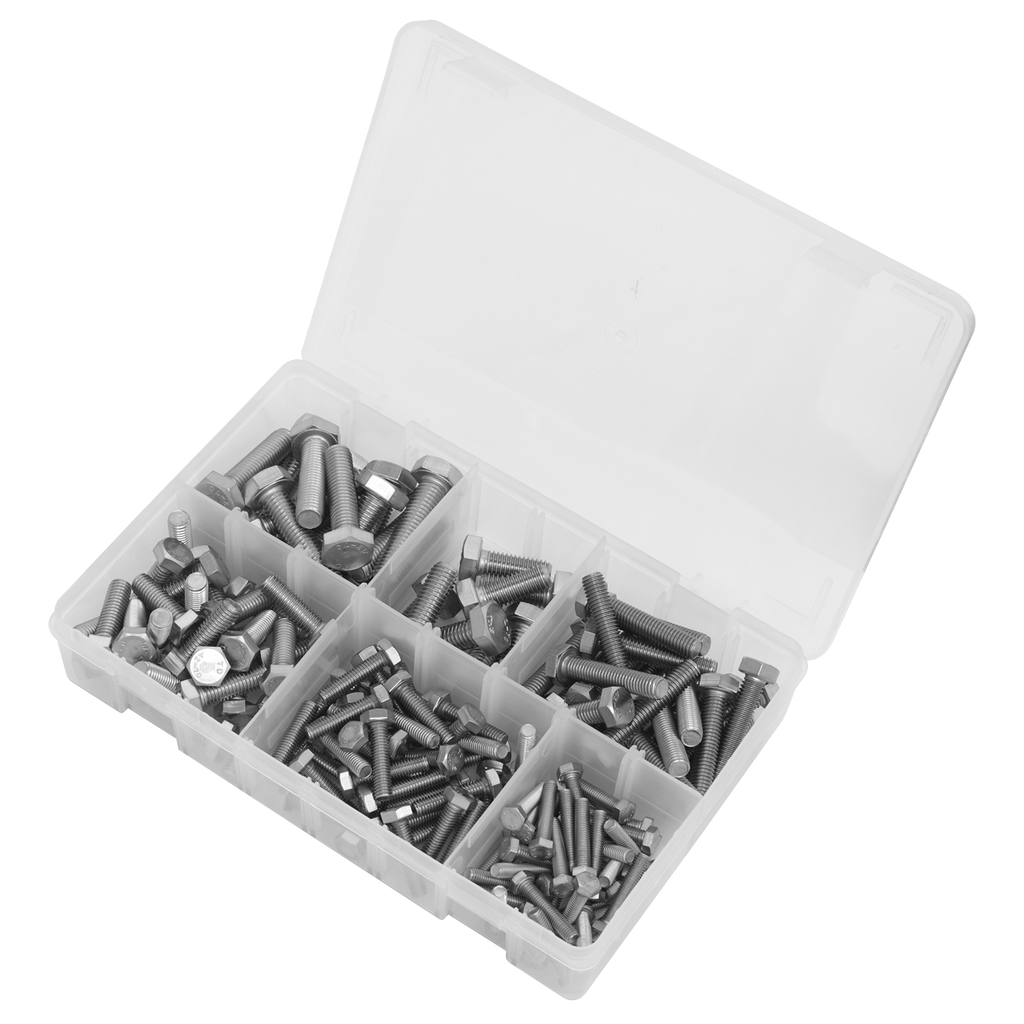 Stainless Steel Setscrew Assortment M5-M10 150pc